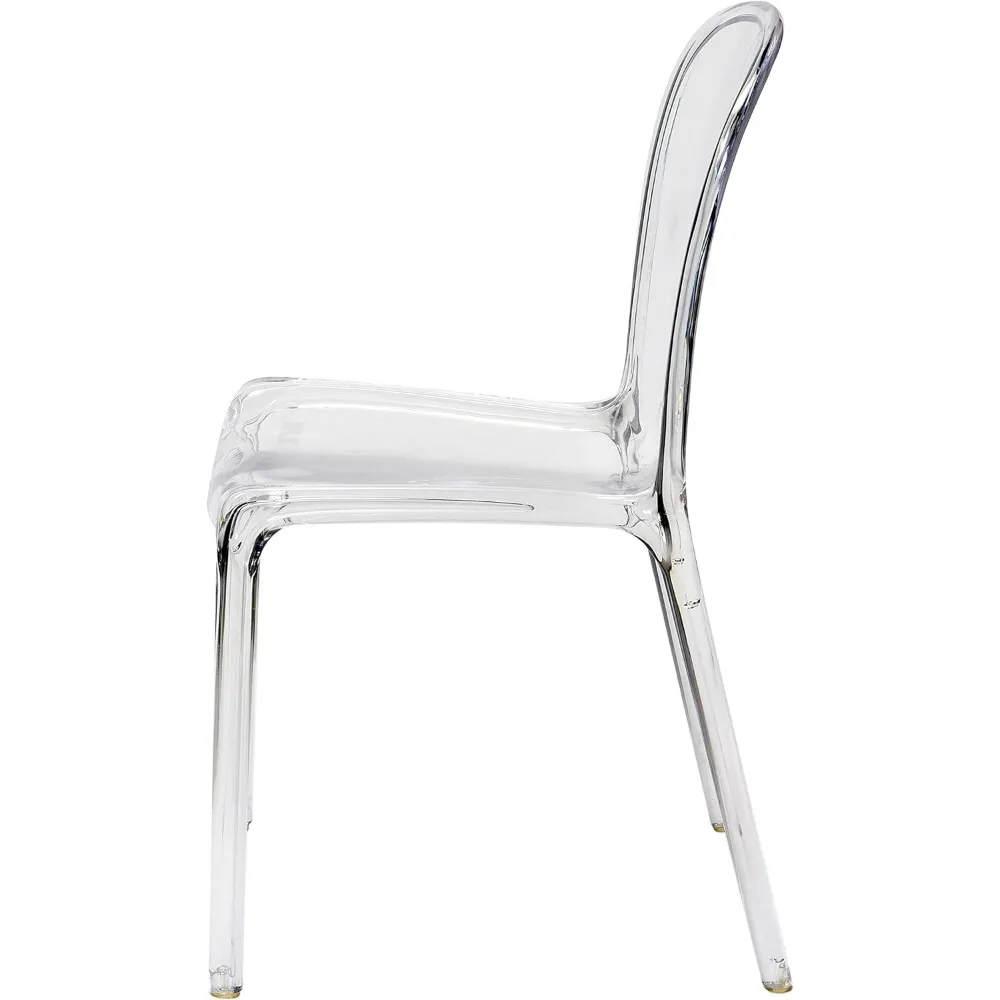 Prodotti per sedili commerciali Sedie Genoa in policarbonato, trasparenti
