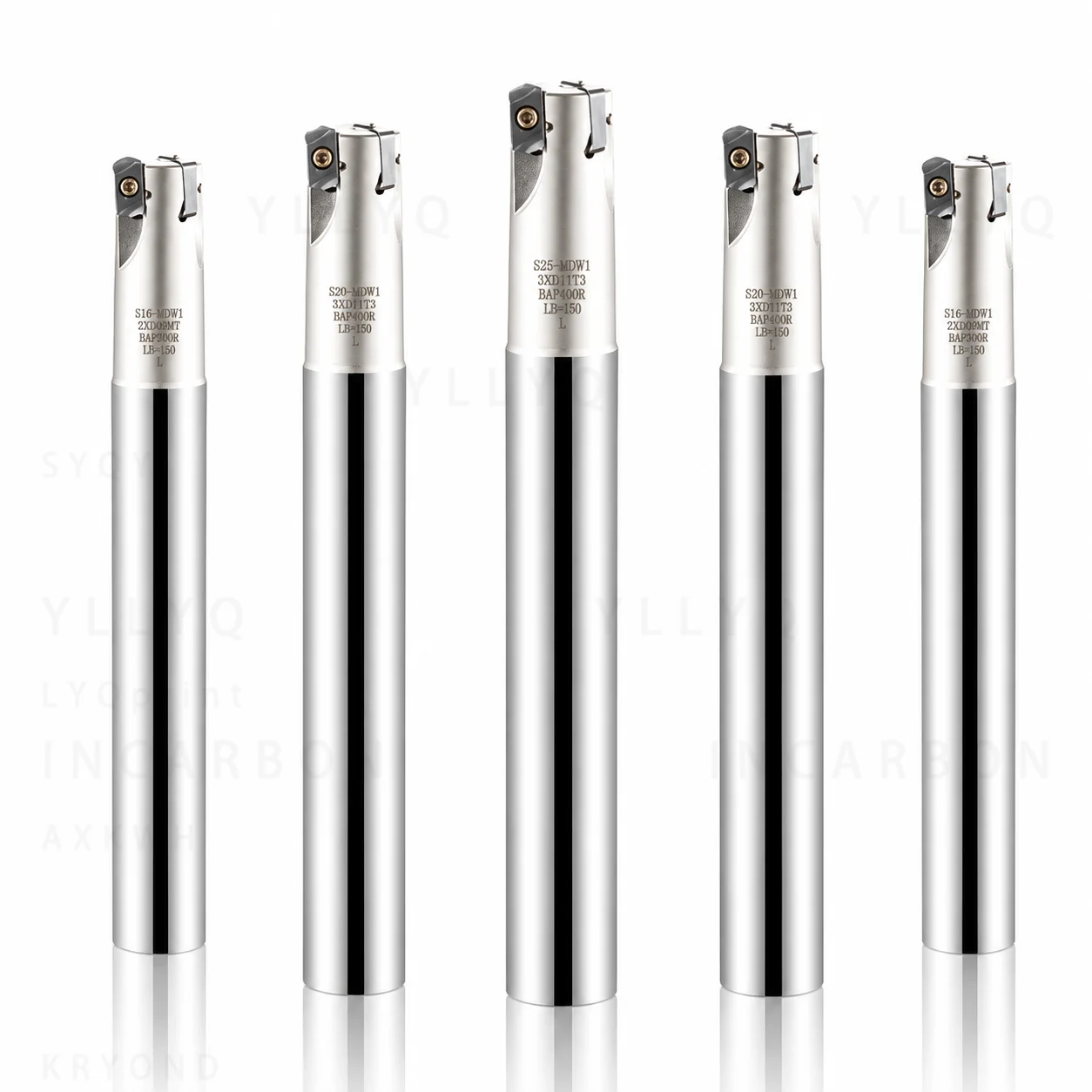 EXN03 Fast Feed Milling Cutter Extended Shank Anti Vibration CNC Tool Holder for LNMU03 Carbide Inserts Hardened Steel Machining