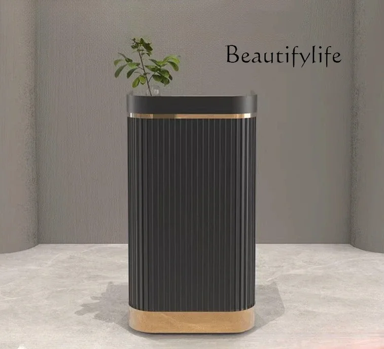 

Desk Paint Bar Counter Real Estate Sales Department Service Counter Tea House Gate Front Desk Premium Reception