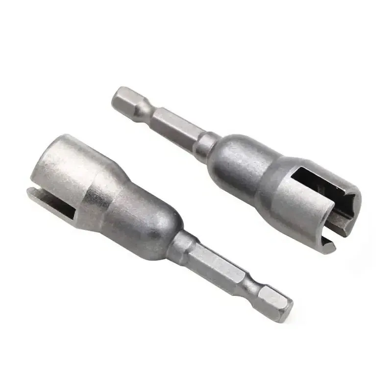 1/2PCS Natural Slotted Butterfly Hole Socket Wrench Hexagonal Handle Electric Screwdriver Wing Nut Socket Tools
