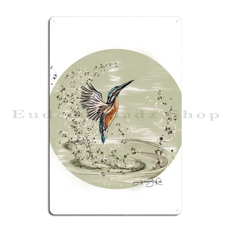 King Fisher Metal Plaque Poster Club Character Cinema Create Club Tin Sign Poster