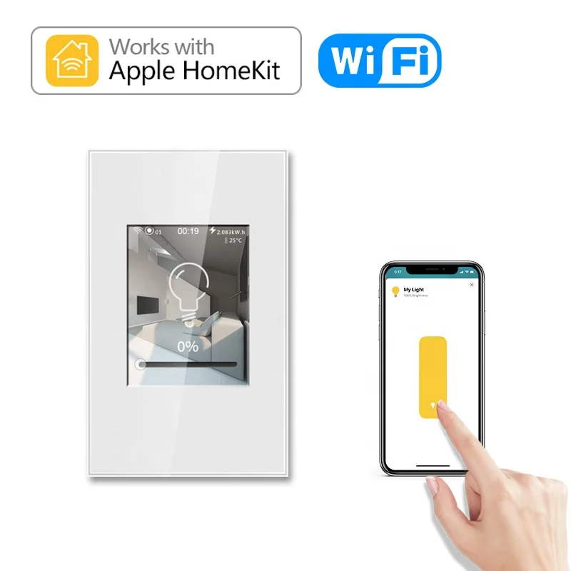 Smart Home WIFI Remote Controlled Smart Light Dimmer Switch Socket with Siri Control