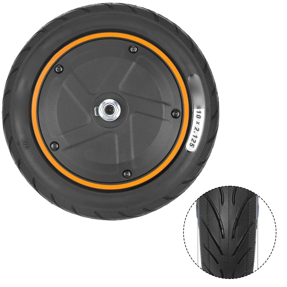 

Для электронных скутеров No 9 F25/F30/F40, 10-дюймовый двигатель переднего колеса, 400 Вт, 36 В, полная сборка, алюминий + резина, черный, 3780 г