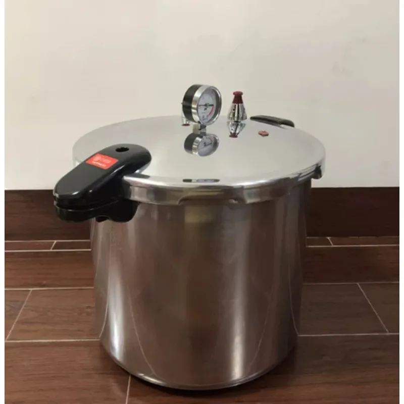 Large Capacity Power Cooker 15L 22L High Pressure Cooker with Pressure Gauge Height and Thickness for Household Kitchen