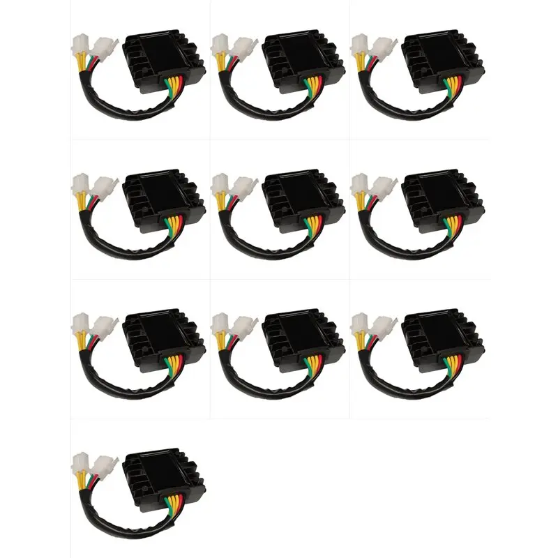 

10X Voltage Regulator Rectifier Fit For GY6 50 125 150 200 250 ATV-L94A
