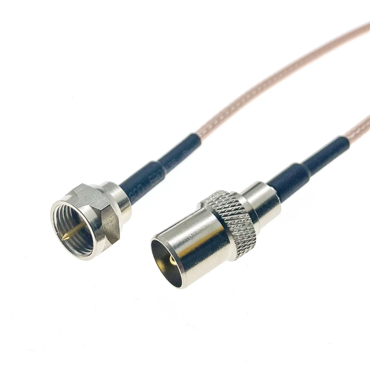 RG316 F MALE Head to TV IEC Male Connector 50Ohm Low Loss Jumper Coax RF Cable