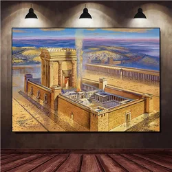 Full Diamond Embroidery Wailing Wall Jerusalem Jewish Christianity Handicraft Diamond Painting Cross Stitch Home Decoration
