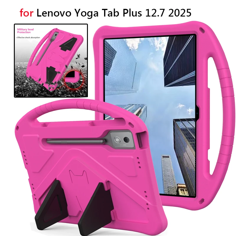 

EVA Case for Lenovo Yoga Tab Plus 12.7 2025 TB520FU Pro 12.7 2025 Pro AI 1Idea P12 Idea Tab Pro 12.7 Tablet Kids Handle Case