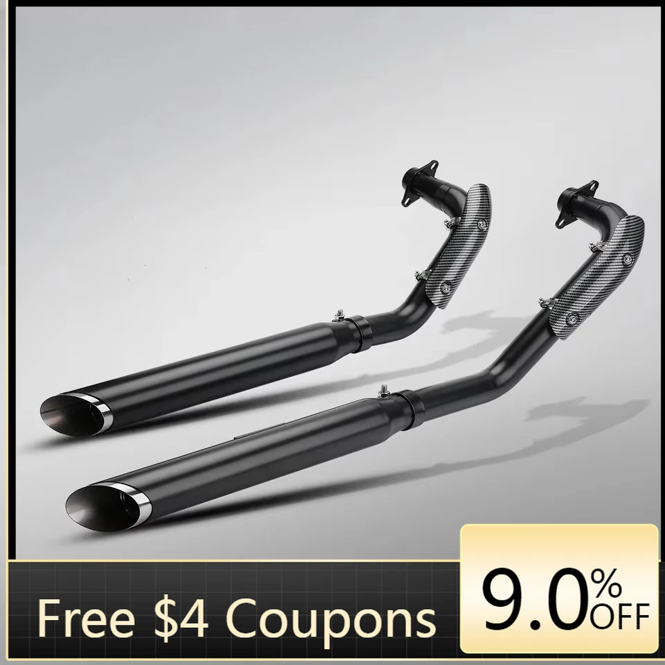 

STLF Benda Jinjila 450 Dual Outlet Heat Shield Stainless Steel Exhaust System Modification for Enhanced Performance New Conditio