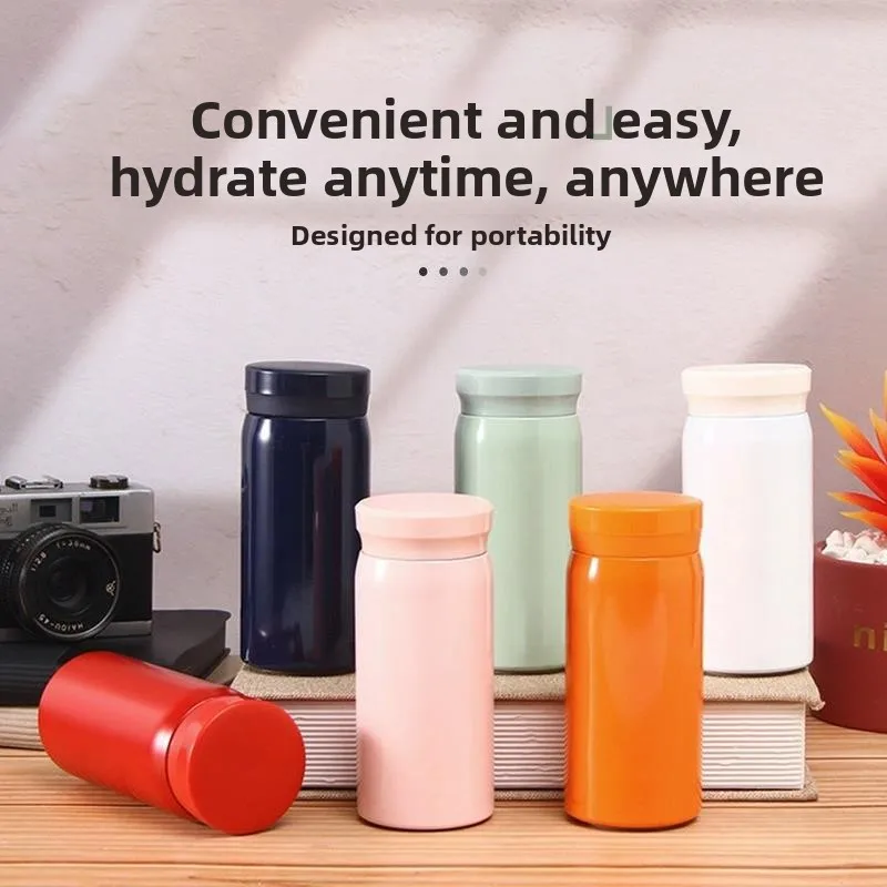 

Новинка 2025, женская простая изолированная бутылка для воды из нержавеющей стали, высокое эстетическое значение, прямая чашка для тела, без дисплея температуры