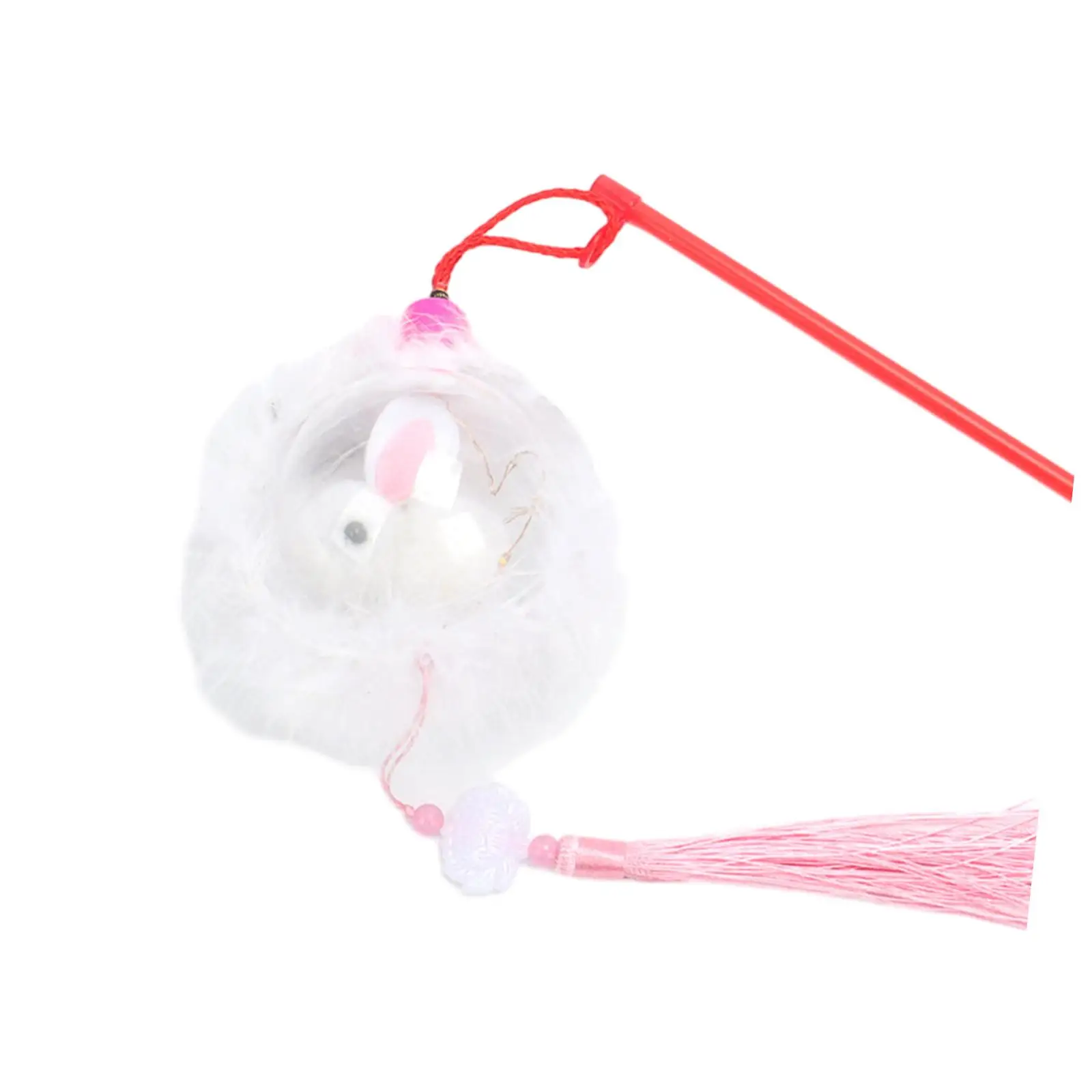 Mid Autumn Festival Lantern Making Props Rabbit Lantern for Spring Festival