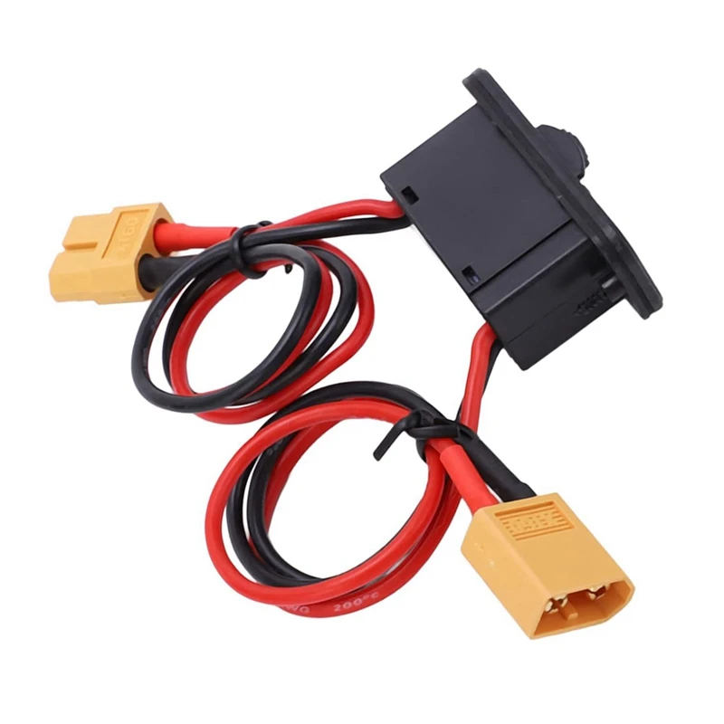 WISH RC Airplane Switch,18AWG Large Current Switch With XT60 Plug,Heavy Duty On/Off Switch For RC Model Airplane