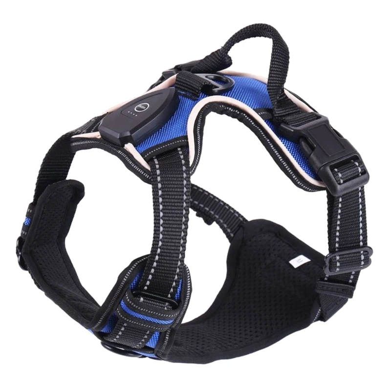 

Dog Led Harness Leash for Outdoor Adjustable Dog Harness with Sturdy Buckle Drop shipping