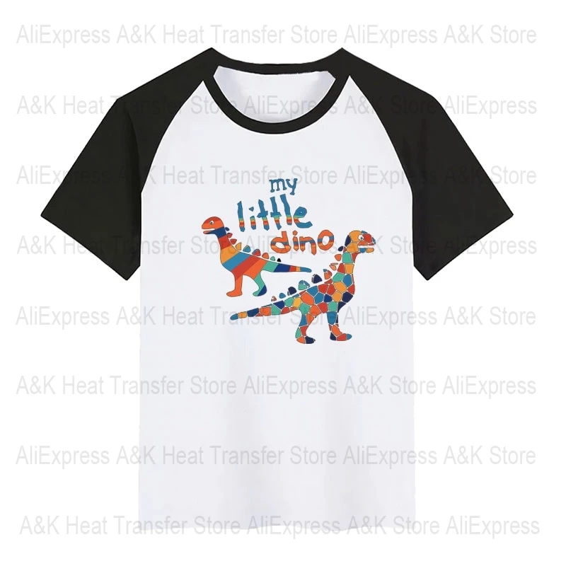 الملونة دوت ديناصور ملصقات الحرارية الاطفال نقل الحرارة التصحيح DIY بها بنفسك الحرف قابل للغسل الجينز الديكور المنزلية الحديد على زين #5