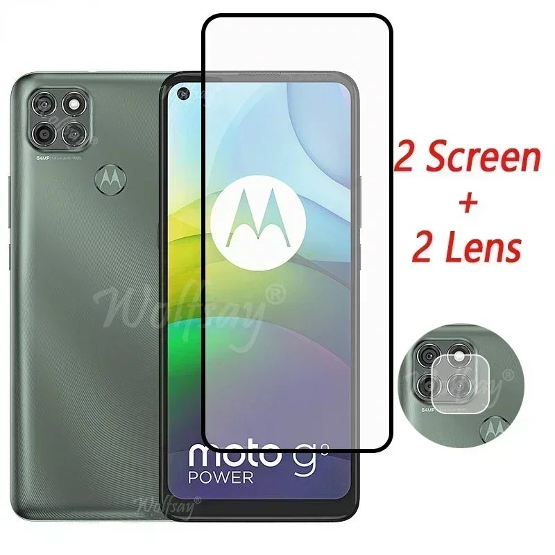 Full Cover Tempered Glass For Motorola Moto G9 Power Screen Protector For Motorola G9 Power Camera Glass For Moto G9 Power Glass