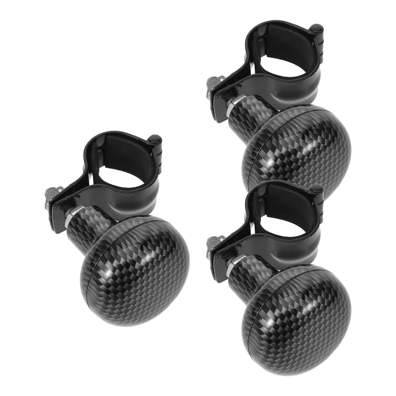 

3 Pcs Steering Wheel Assist Ball Dark Grey Universal Knob Booster Compatible Cars Trucks Enhanced Control Safety Comfort