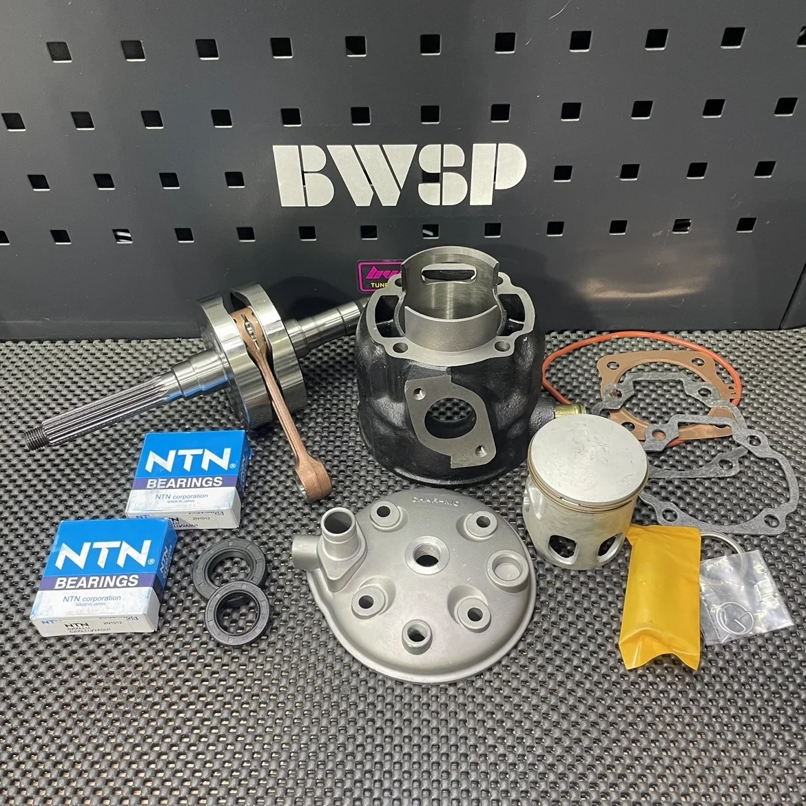 

Big Bore Kit 130cc BWS100 4VP Water Cooling Set 56mm Cylinder 53mm Crankshaft L/c BWSP Scooter Upgrade