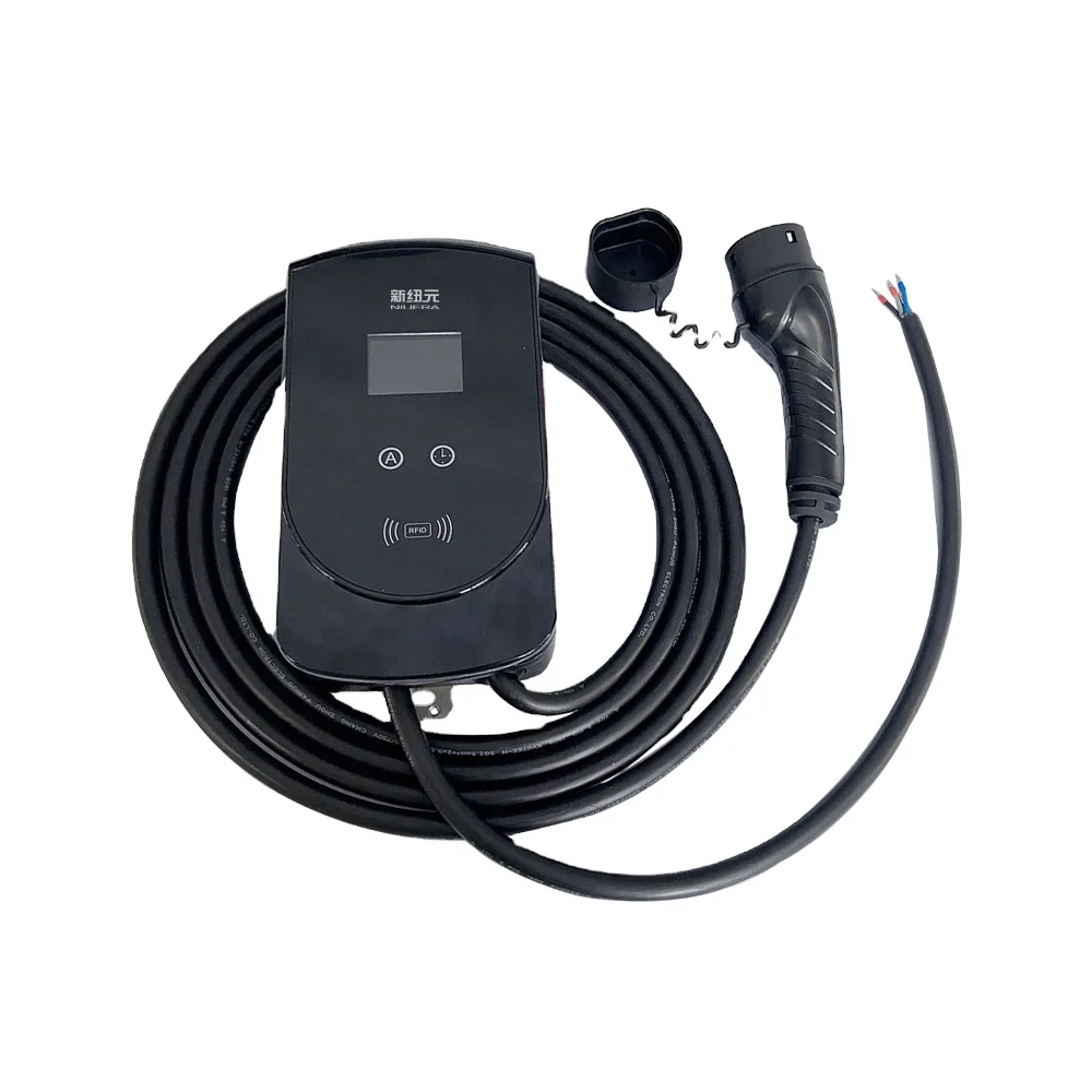 

Home Use 7kW EV Wallbox Charger RFID APP Mode3 Electric Vehicle Charging Station TUV CE Approved