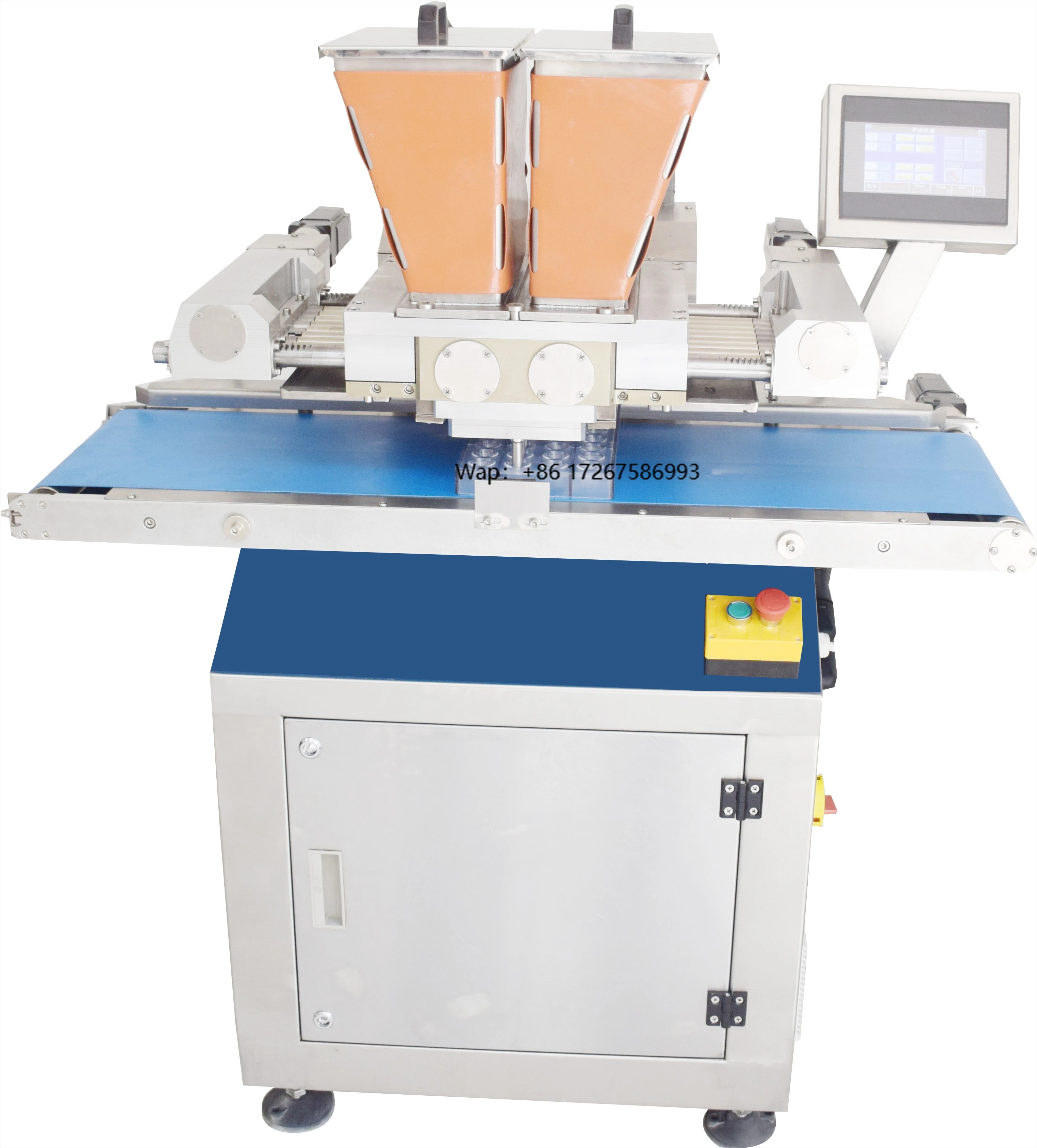 Mini-size One Shot Chocolate Depositing Machine Center Filling Chocolate Making Machine