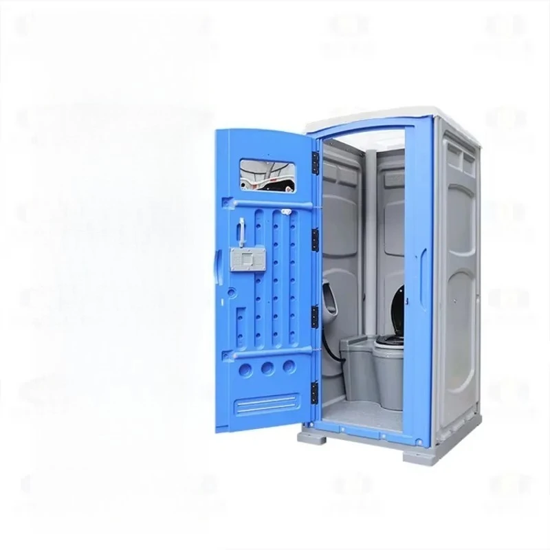 CGCH مرحاض متنقل في الهواء الطلق موقع البناء غرفة الاستحمام الملتصقة HDPE المراحيض المتنقلة المحمولة المراحيض المحمولة مقطورة