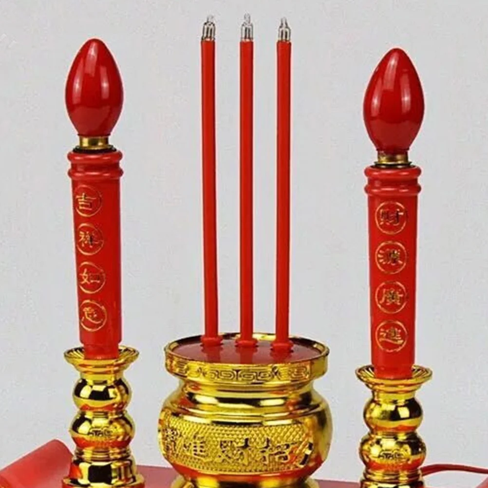 

15Pcs Electronic Incense Sticks Plug-in Plastic Replacement for Electric Incense Burner Altar Supplies Home Office Yoga