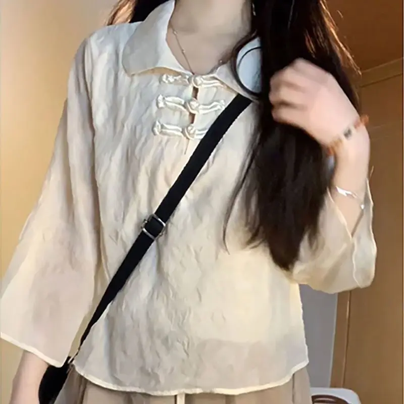 New Chinese Zen Tea Clothes Cheongsam Daily Improvement of Hanfu Literature