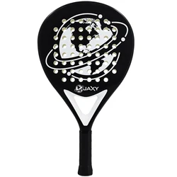 Full Carbon Fiber Padel Raquete, raquete de tênis, pá, EVA, macio, ao ar livre, forma do diamante