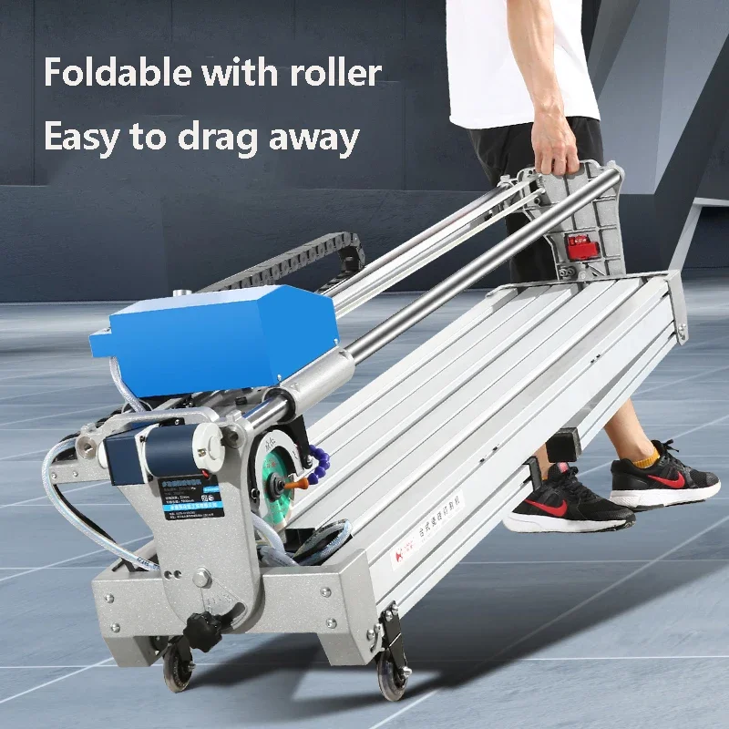 -Macchina da taglio per piastrelle da tavolo, smussatura a getto d'acqua elettrico, smussatura dei bordi, rettifica, taglio ad acqua senza polvere