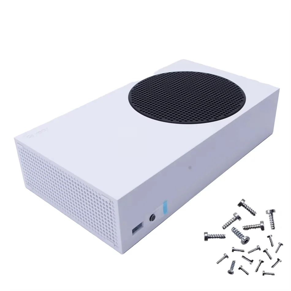 Para XBOX Series Slim Console reemplazo carcasa de plástico Original con tornillo