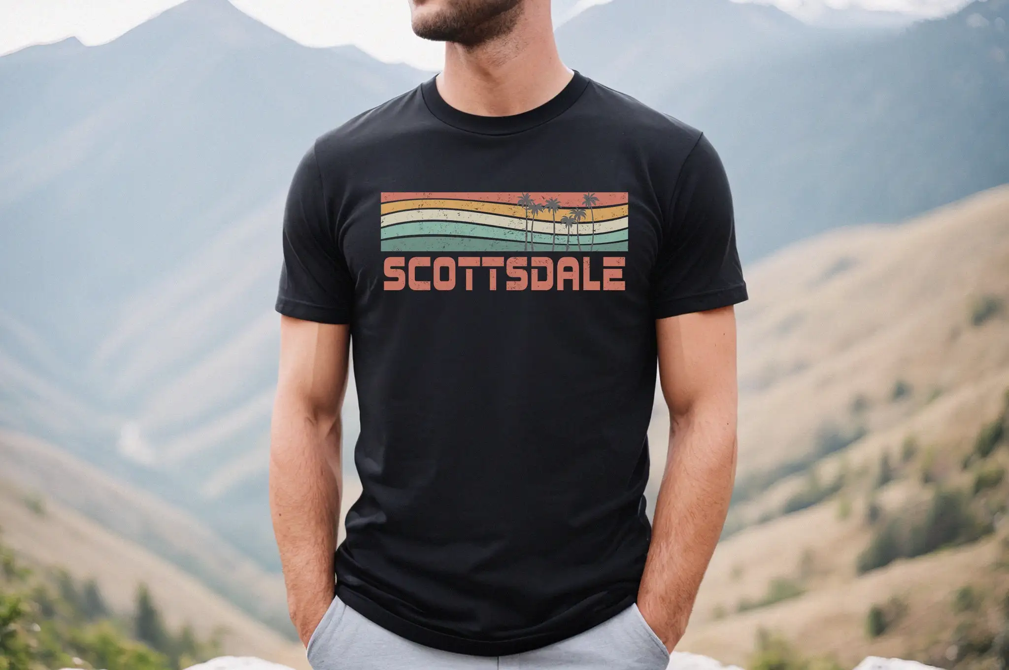 Scottsdale T Shirt Arizona Gift Group Matching Vacation Souvenir Honeymoon Cruise