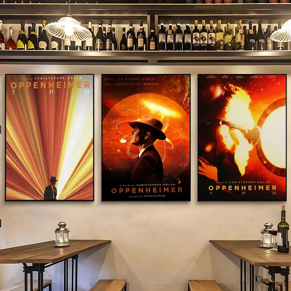 movie Oppenheimer Poster Poster HD Printing Nordic Style Home Decor Wall Art for the Living Rooms Hallways Gift Giving