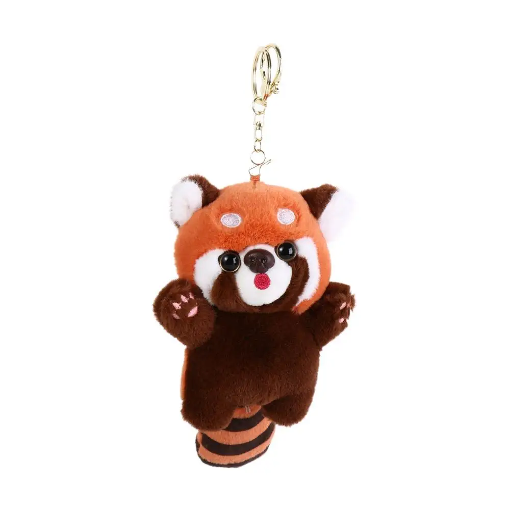 

Cartoon Red Panda Plush Keyring Toys Plush Stuffed Kawaii Animal Plush Pendant Fashion Cute Red Panda Plushies Pendant