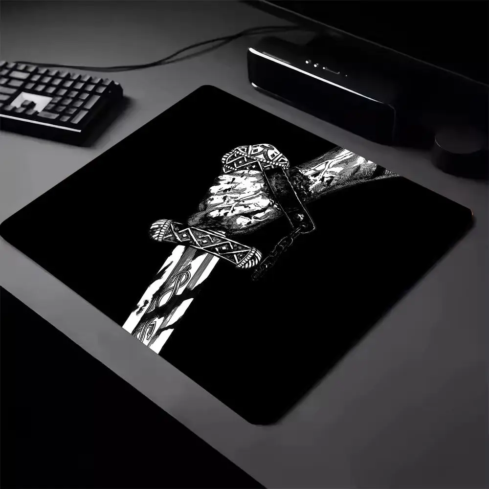 Japan Katana Mouse Pad Multiple Sizes Square Computer Office Game Table Mats Hd Rubber Anti Slip Mousepads Small Decor Desk Pads