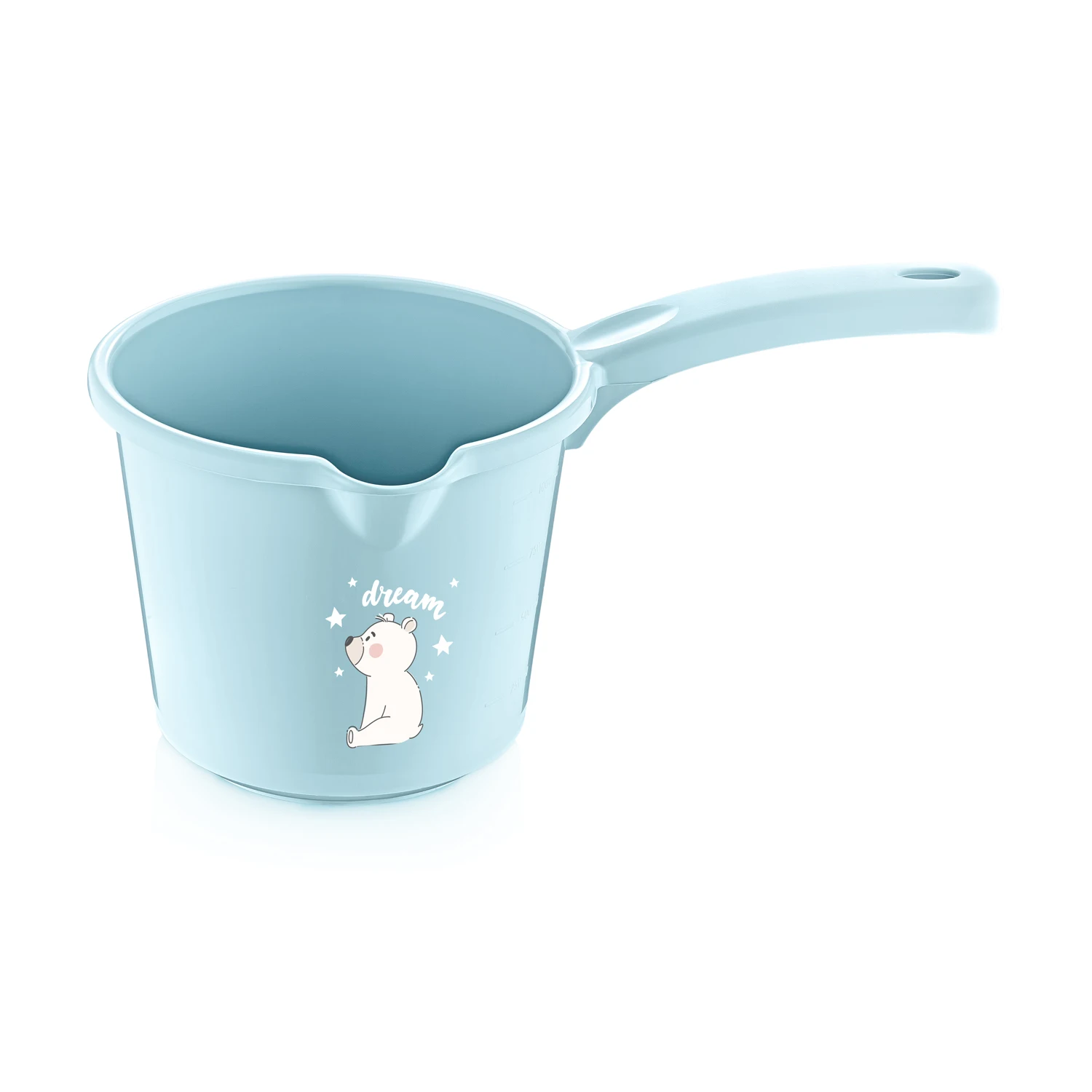 Blue Color Baby Bath Maşrapası Mat