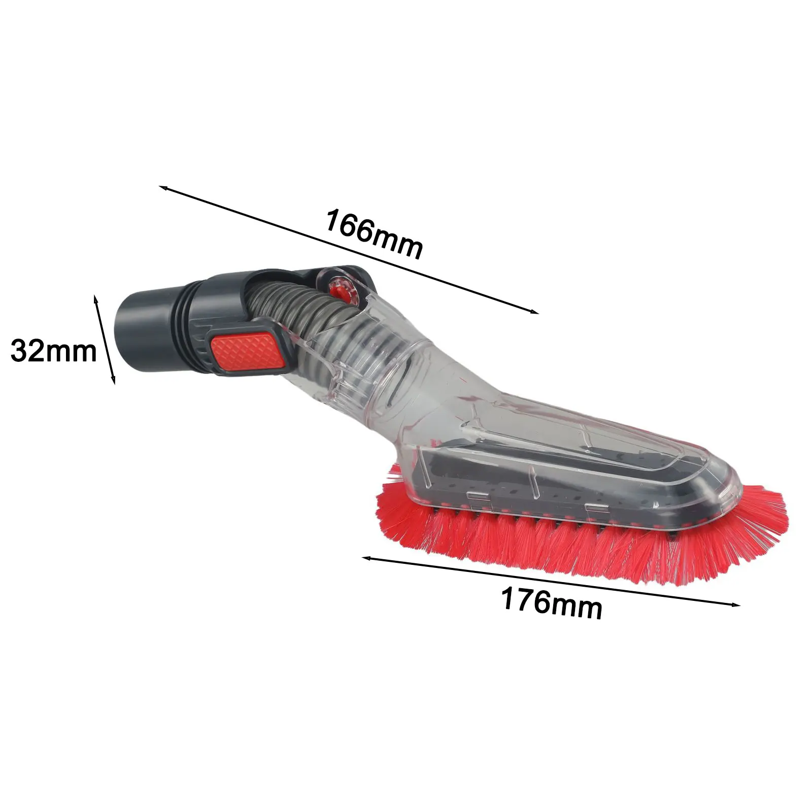 Easy To Use 32mm Dusting Brush Ceiling Dusting Brush Dust Removal Flexible Design Improves Cleanliness Secure Fit Snug Fit