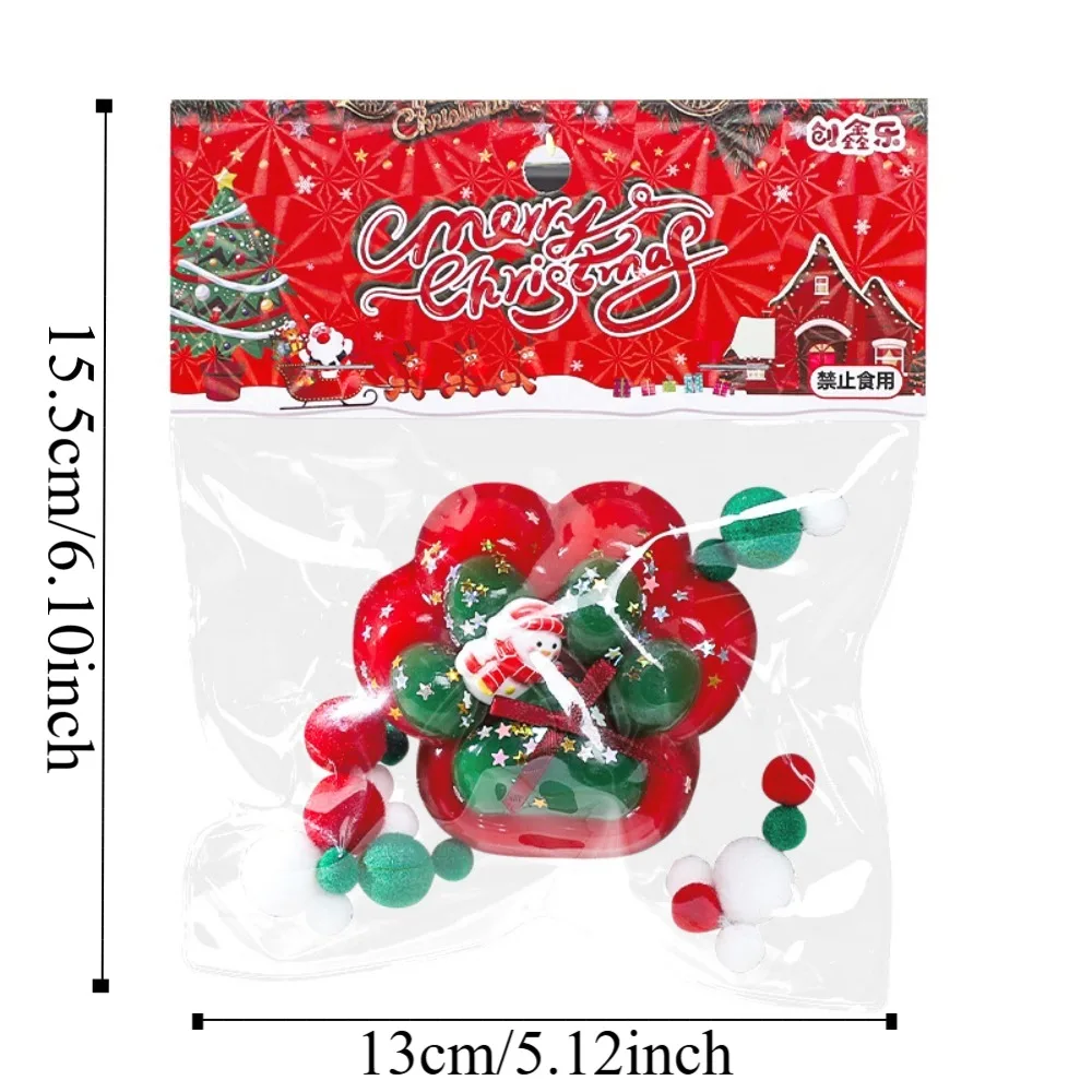 Novidade macio gato pata squeeze brinquedo waffle elástico natal fidget boneca donut dos desenhos animados pitada comida série brinquedo crianças