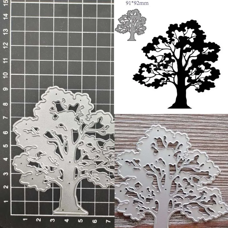 

Tree Metal Cutting Dies Scrapbook Embossing Die Cuts Photo Album Cutter Paper DIY Craft Cutting Die