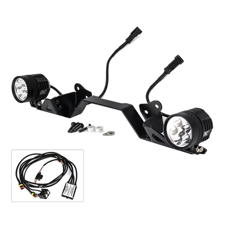 

Motorcycle Spotlight Holder Fog Lamp with Mounts Auxiliary Bracket for Yamaha XT1200Z XTZ 1200 Super Tenere 2014 +