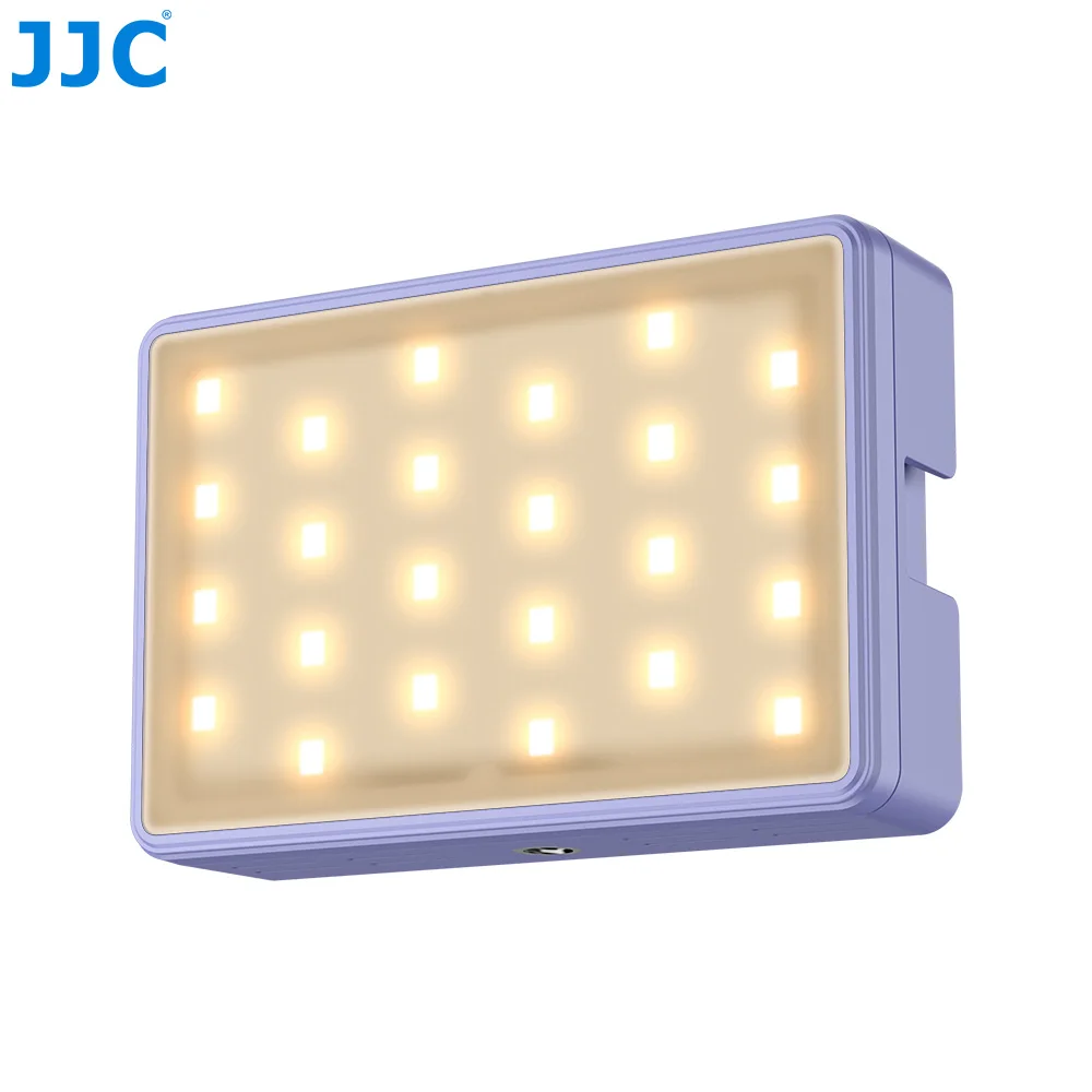 

JJC 7W Мини LED-лампа для видеоблогов, белая, 2600 мАч, 2500K - 8500K, с зумом, для фото- и видеосъемки, для телефона, для селфи