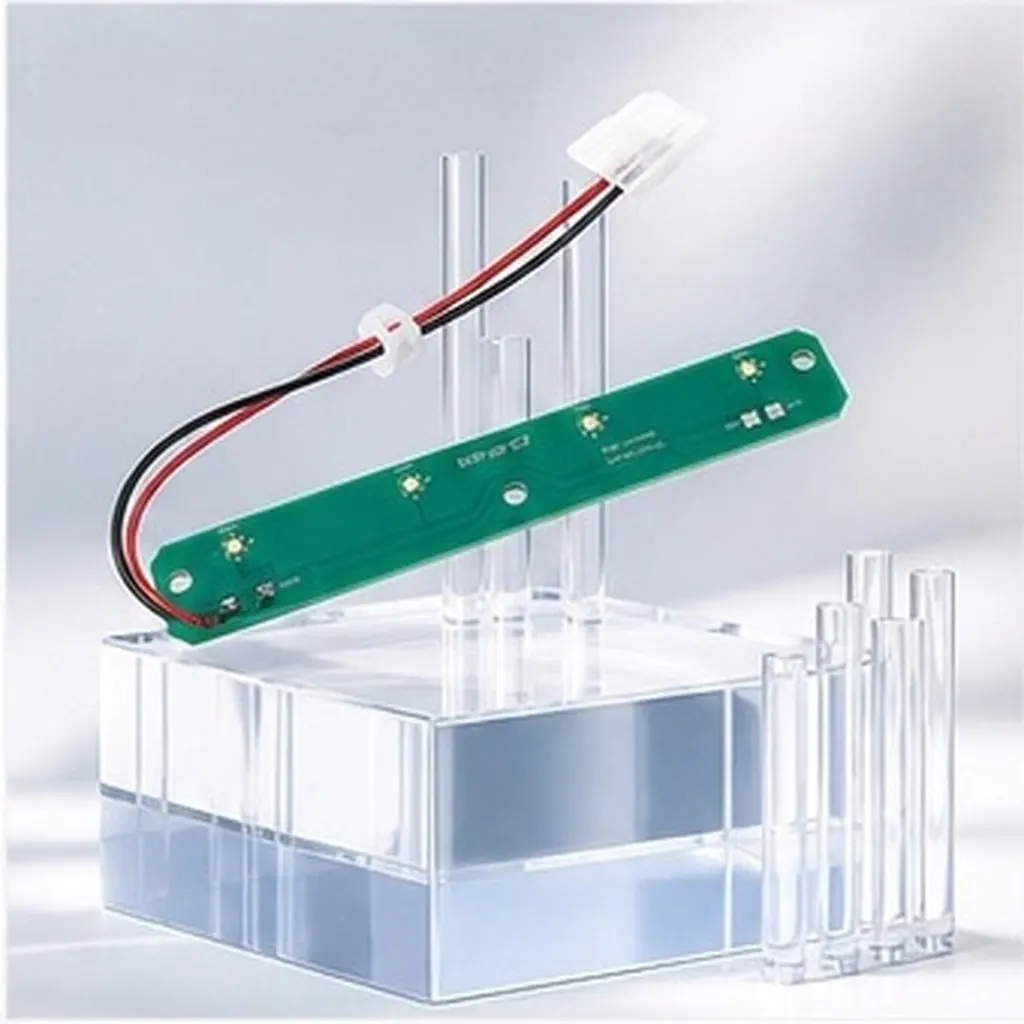 Refrigerator LED Light Board Replacement for W11043011 Efficient Plug and Play Fridge Interior Lighting Panel
