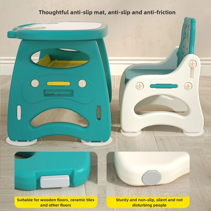 مكاتب الأطفال، طاولات الدراسة، الكراسي، مكاتب الكتابة، نماذج بسيطة للاستخدام المنزلي، ارتفاع قابل للتعديل، طاولات رسم للأطفال #5