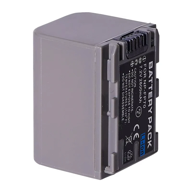 Akumulator do aparatu NP-FP70 2800mAh NP-FP30 NP-FP60 Akumulator do ponownego ładowania dla Sony NP-FP71 NP-FP90 NP-FP50 DVD92 DVD103 DCR SR30E SR40 — zdjęcie produktu 5