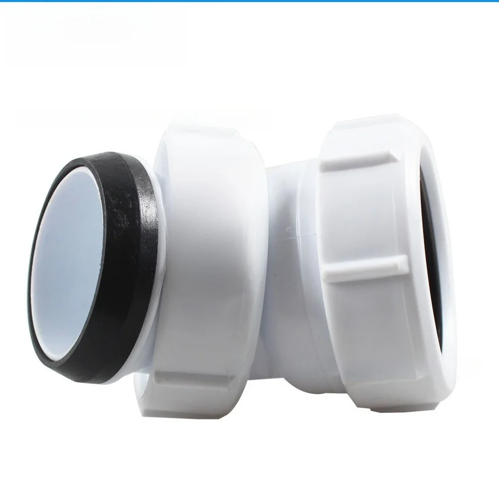 

1pc Shower Pipe Connector Curve Elbow 45Degree Angled 40mm Quick Connection Elbow Shower Angle Controller For Shower Plumbing