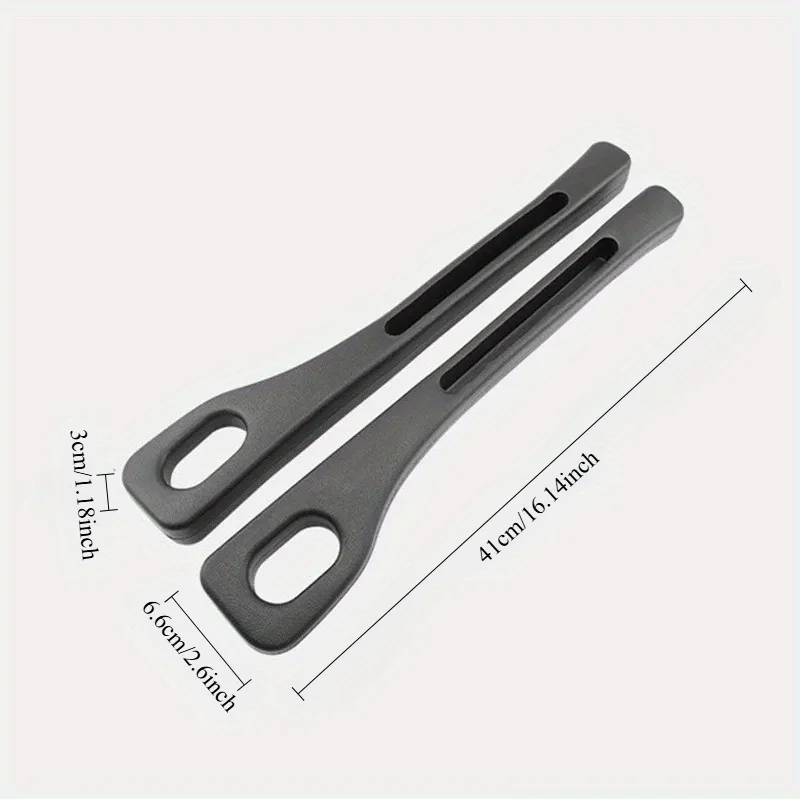 قطعتان من شرائط حشو فجوة مقعد السيارة - محفظة مقاومة للتسرب ومضادة للخسارة وحامل هاتف مع قبضة آمنة، مادة مطاطية متينة #2