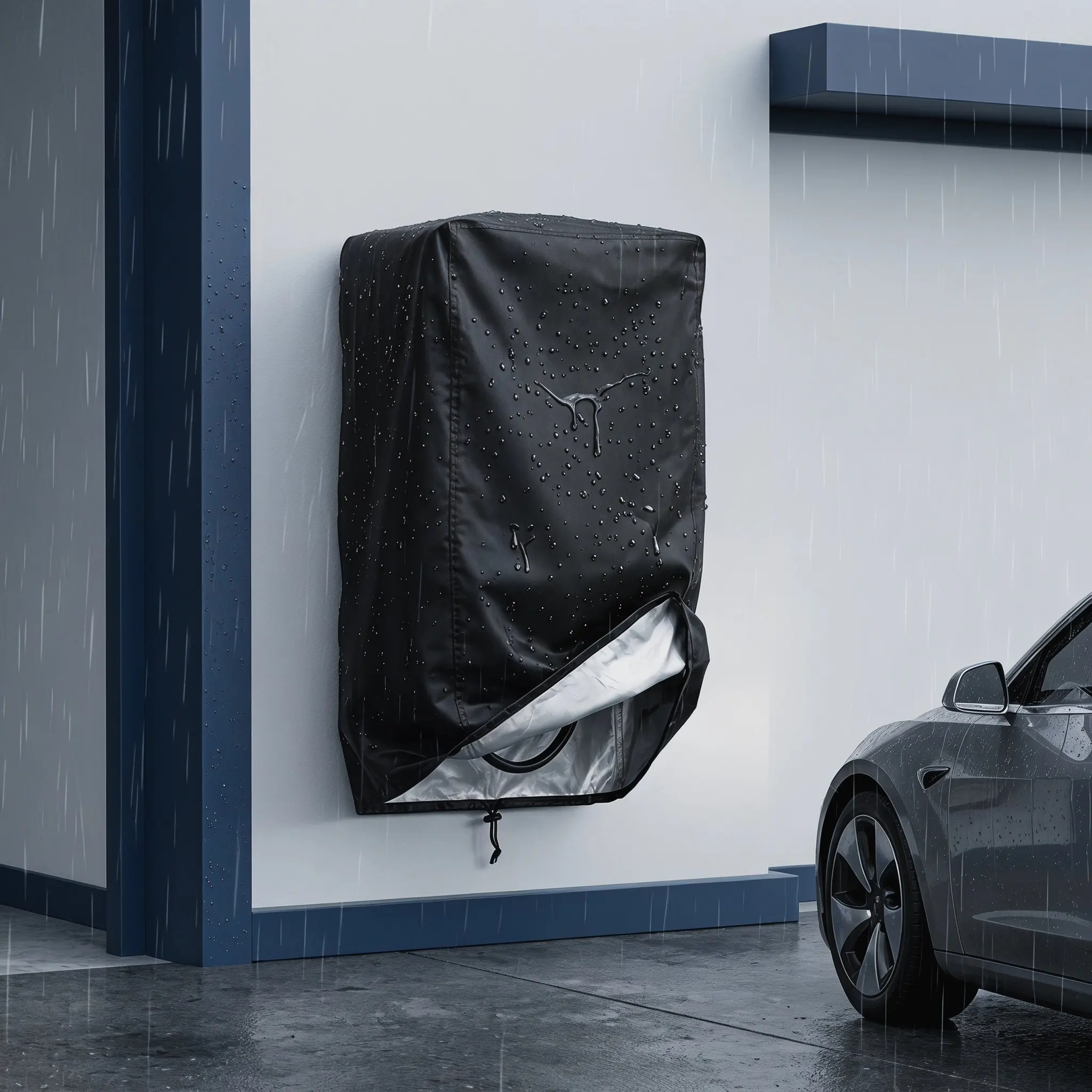 

Electric Vehicle Charger Cover Waterproof Protective Dustproof Cover for Outdoor Ev Charging Station Rain Snow Resistant