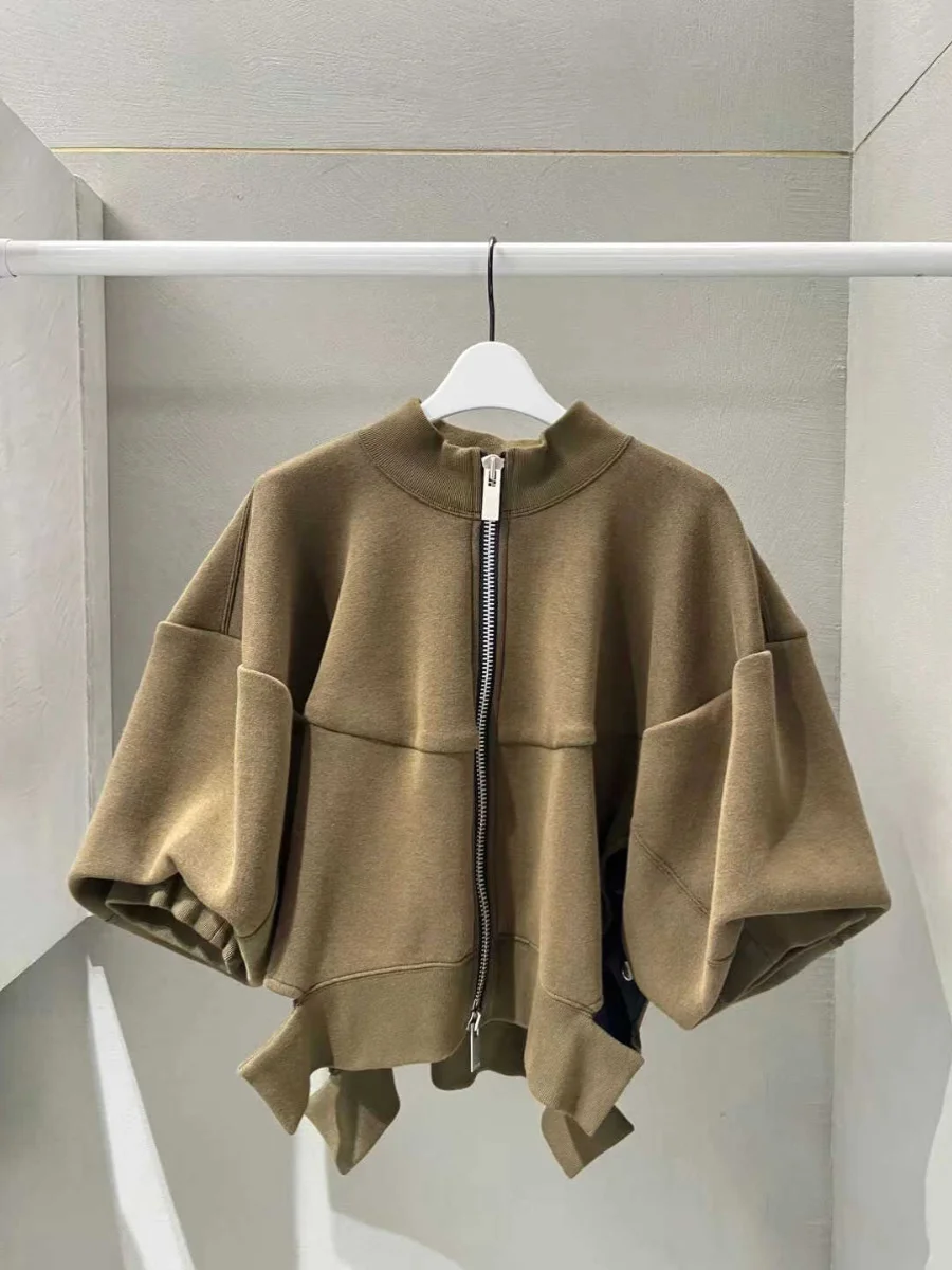 

ort Sle Baseball Jaet Air Layer Sports Windbreaker Sweatirt FOG SACAI Japanese Sle Spring New Arrival Women's Coat