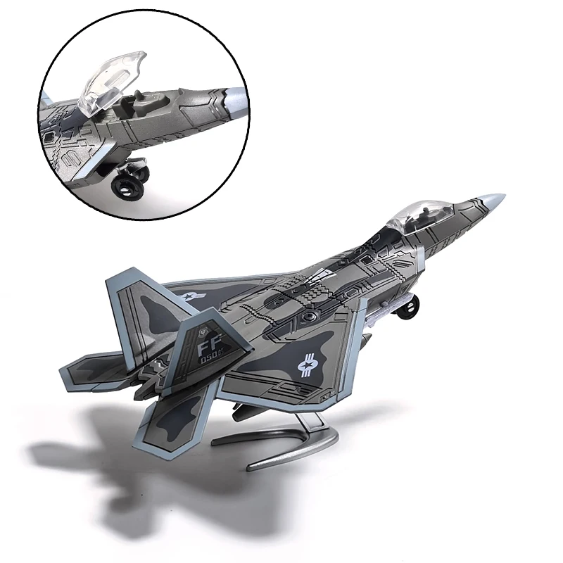 F-22 Raptor Plane Fighter B-2 Spirit Strategic Bomber Assembly Military Model Home Placement Collection Decoration Creative Gift