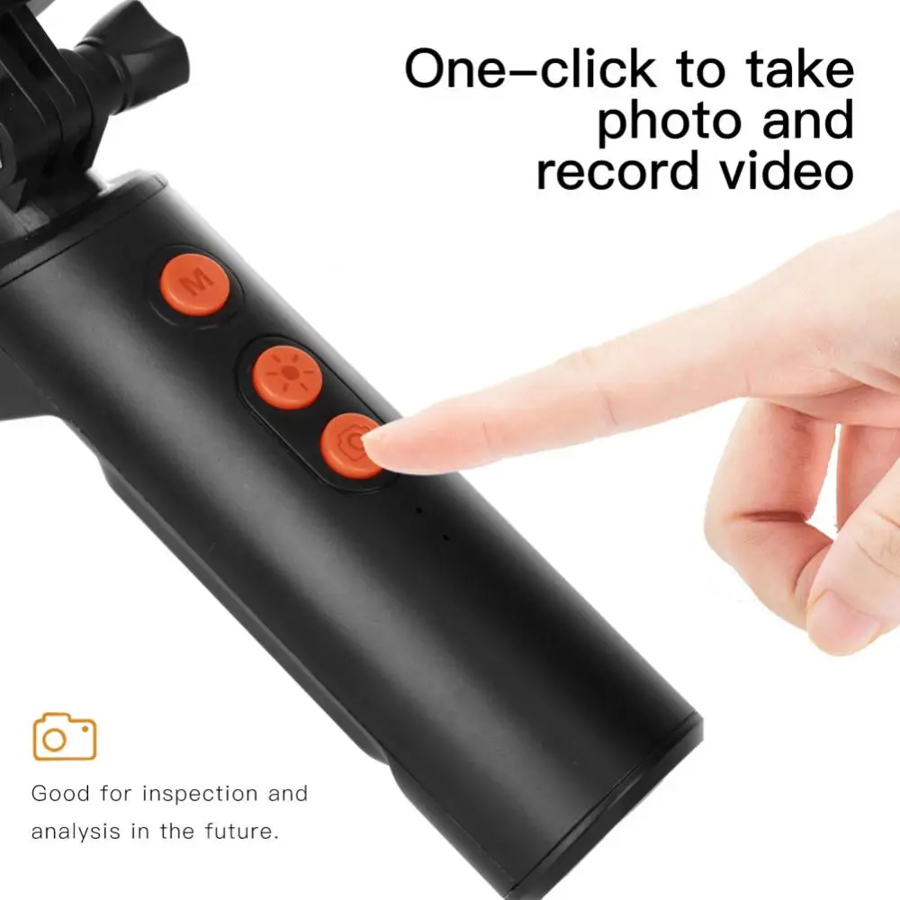 2MP 1080P 8mm WIFI Dual Lens Industrial Endoscope Side Front View CMOS Borescope Inspection Otoscope Camera Digital Microscope