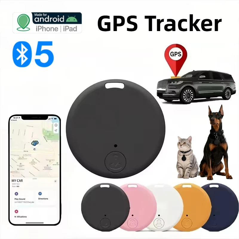 Mini GPS Tracker Bluetooth 5.0 Anti-Lost GPS Device Pet Kids Bag Wallet Tracking For IOS Android Smart Finder Locator New 2026