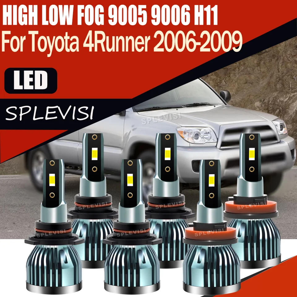 

12v Plug-N-Play IP68 Waterproof Rating Long Lifespan Clear Vision LED Headlight foglight For Toyota 4Runner 2006 2007 2008 2009